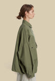 Over Bomber Rip-Stop di Phisique du Role nella profonda tonalità Cactus da donna