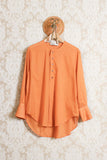 Camicia in mussola di cotone coreana di phisique du role color ambra ss24