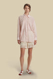 Camicia Giova Over in Cotton-Muslin di Phisique Du Role nella delicata nuance Petalo da donna