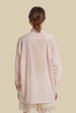 Camicia Giova Over in Cotton-Muslin di Phisique Du Role nella delicata nuance Petalo da donna