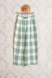 Pantalone Tokyo Check Cream-Emerald