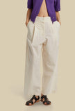 Pantalone Tokyo Natural di Phisique du Role realizzato in cotone nella tonalità Milk da donna