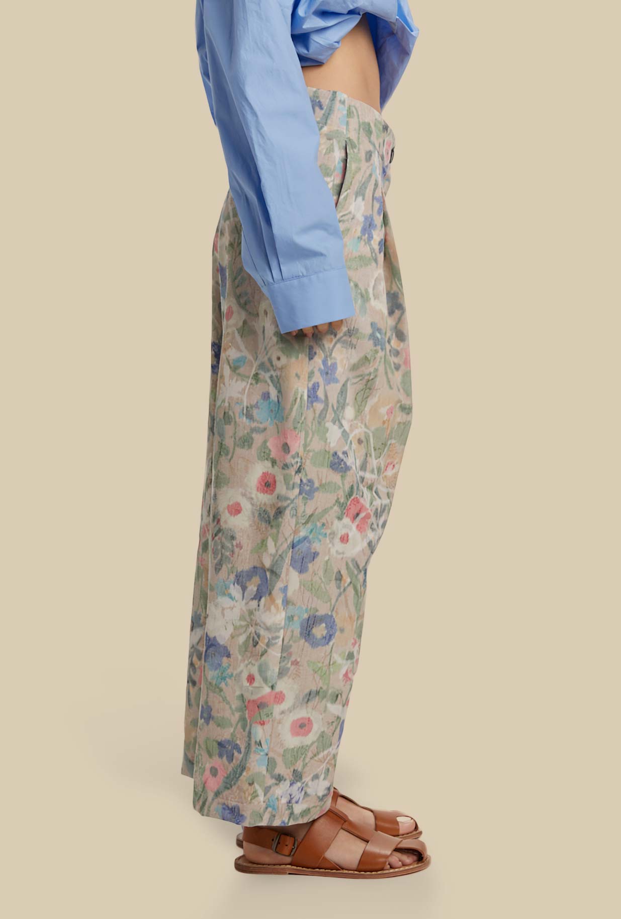 Pantalone Tokyo Jaquard Flowers di Phisique du Role da donna