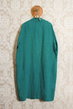 spolverino in lino di phisique du role donna color emerald ss24