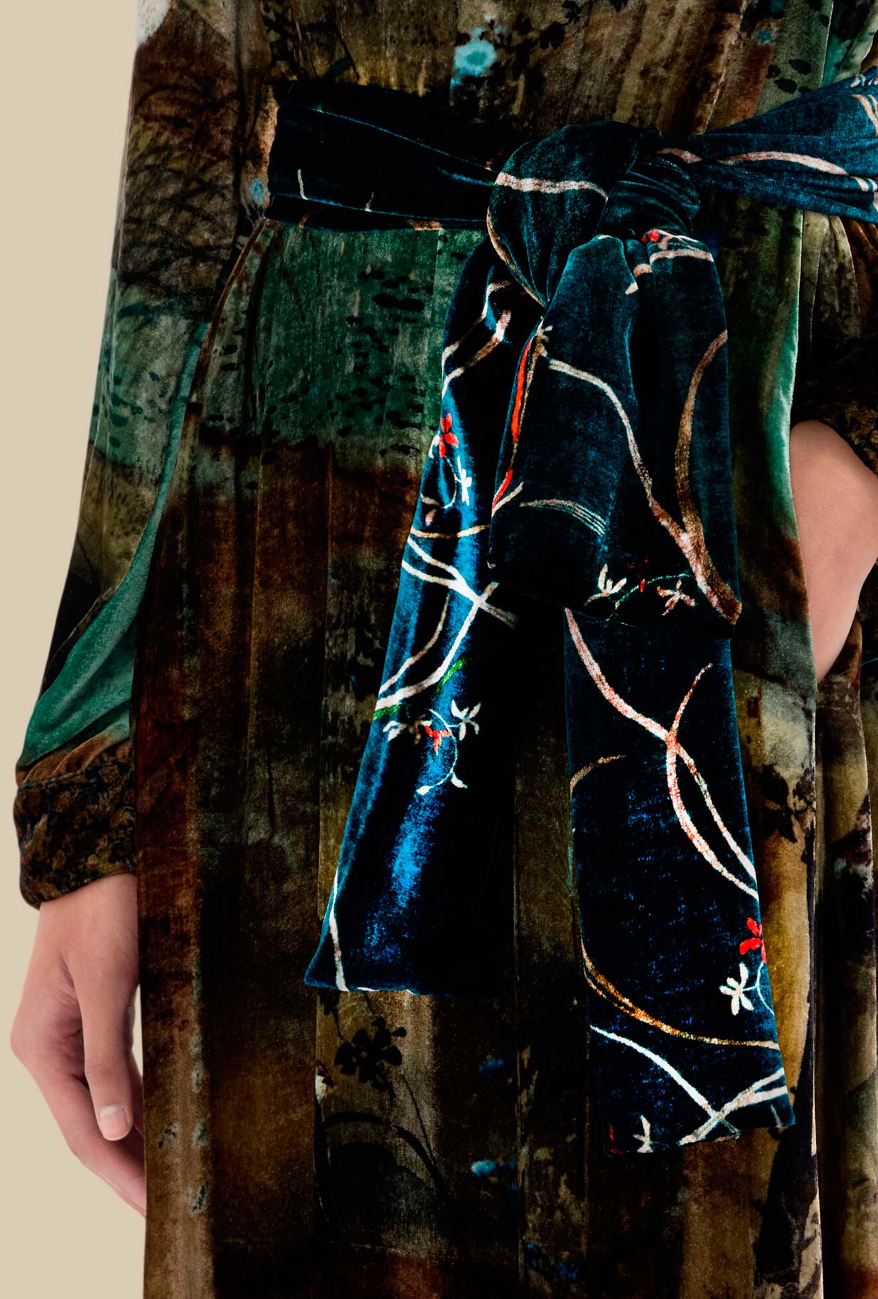 Abito Velvet Kacho-ga Illusion firmato Pierre Louis Mascia da Donna