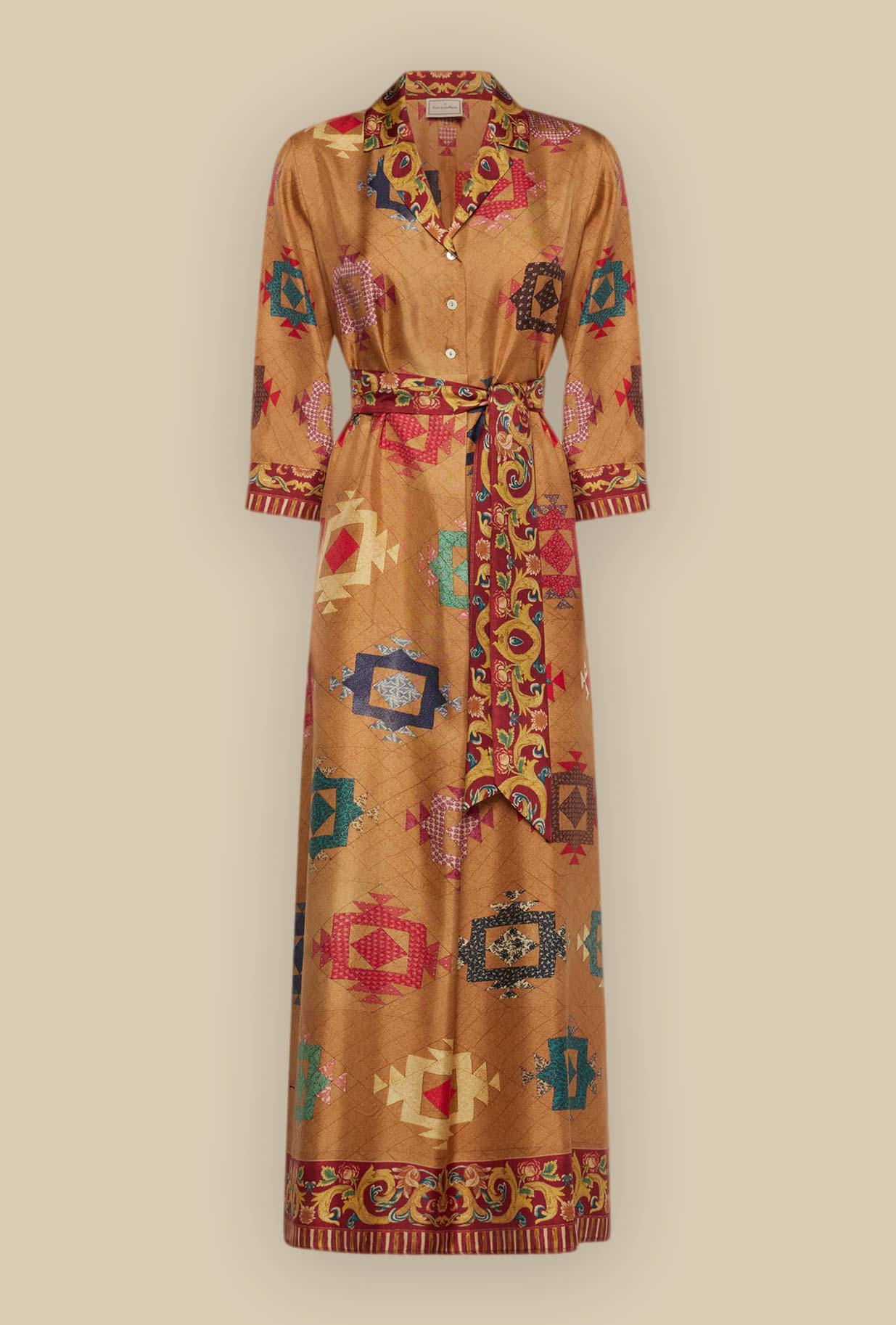 Abito Chemisier in Seta Kilim Romance di Pierre Louis Mascia da Donna