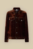 Giacca Velvet Denim Tobacco firmata Pierre Louis Mascia da Donna