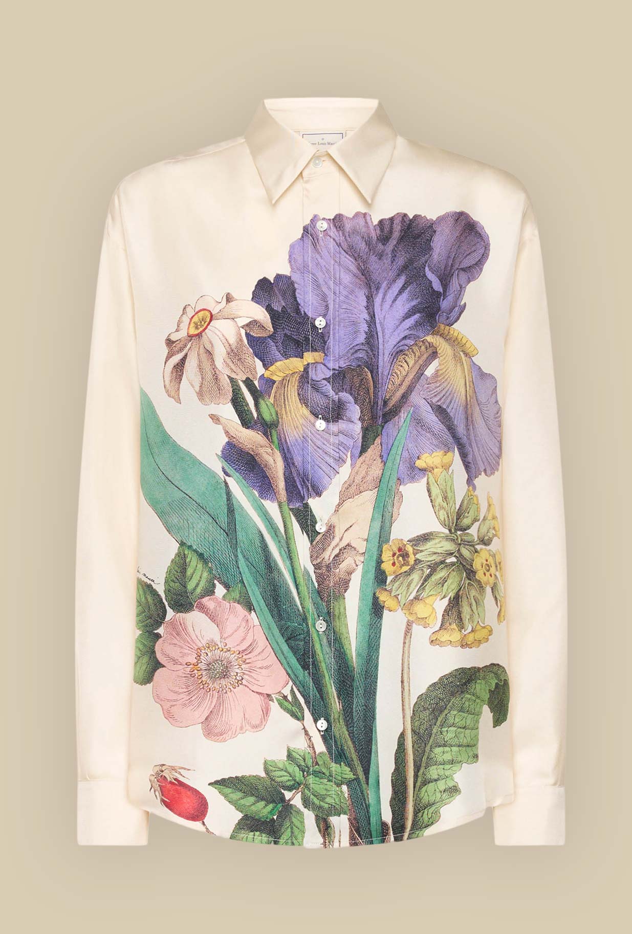 Camicia in pura seta Botanica Floralia firmata Pierre Louis Mascia da Donna