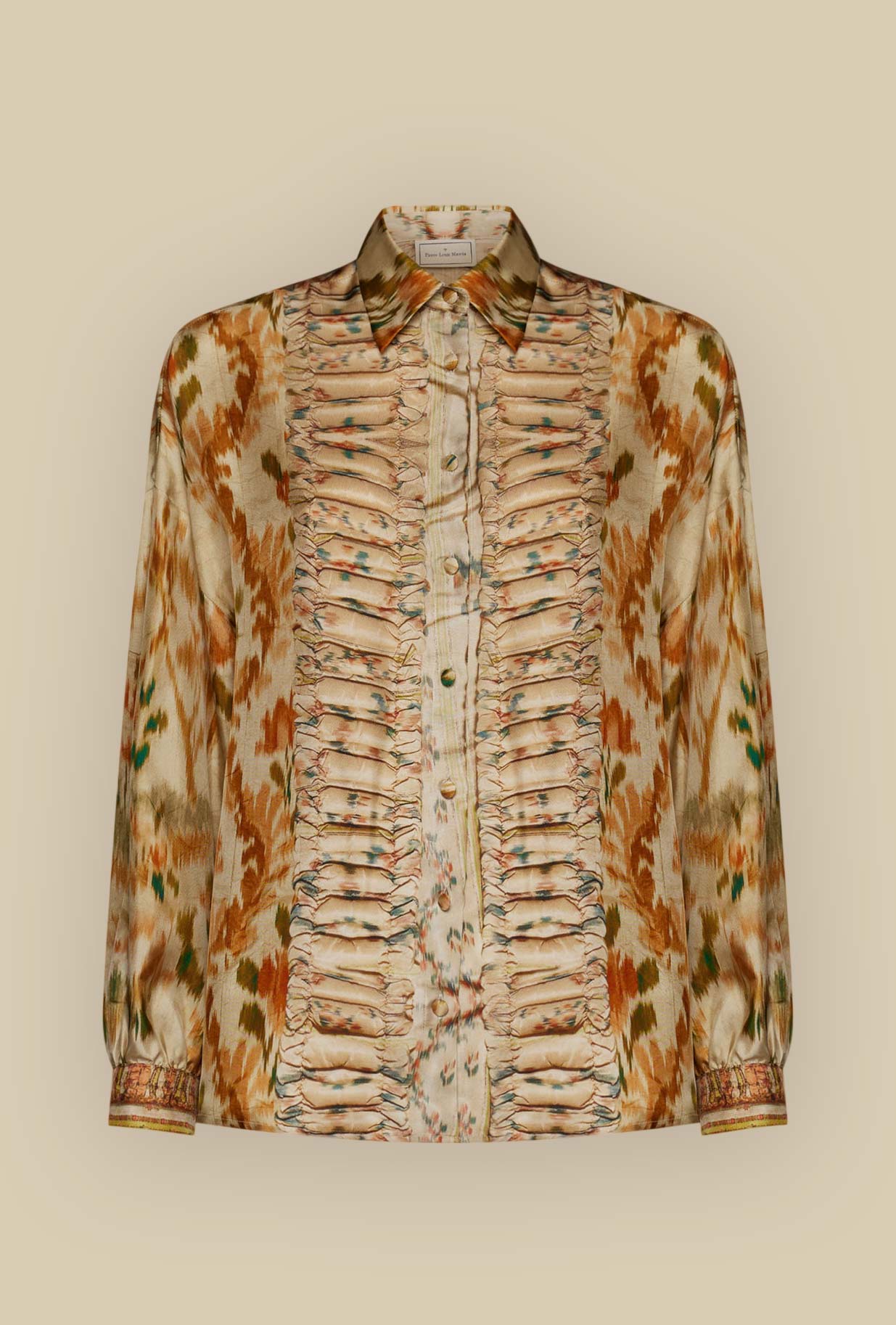 Camicia in Seta Floreal Chintz Heaven di Pierre Louis Mascia da Uomo