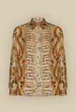 Camicia in Seta Floreal Chintz Heaven di Pierre Louis Mascia da Uomo