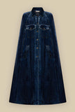  Mantella Velvet Denim Blue firmata Pierre Louis Mascia da Donna