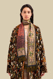 Nuova Sciarpa in seta Paisley Damier firmata Pierre-Louis Mascia