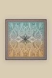 Carrè in Seta Ethereal Kaleidoscope