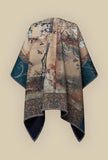 Poncho in lana Kacho-ga Illusion firmato Pierre Louis Mascia da Donna