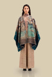 Poncho in lana Kacho-ga Illusion firmato Pierre Louis Mascia da Donna