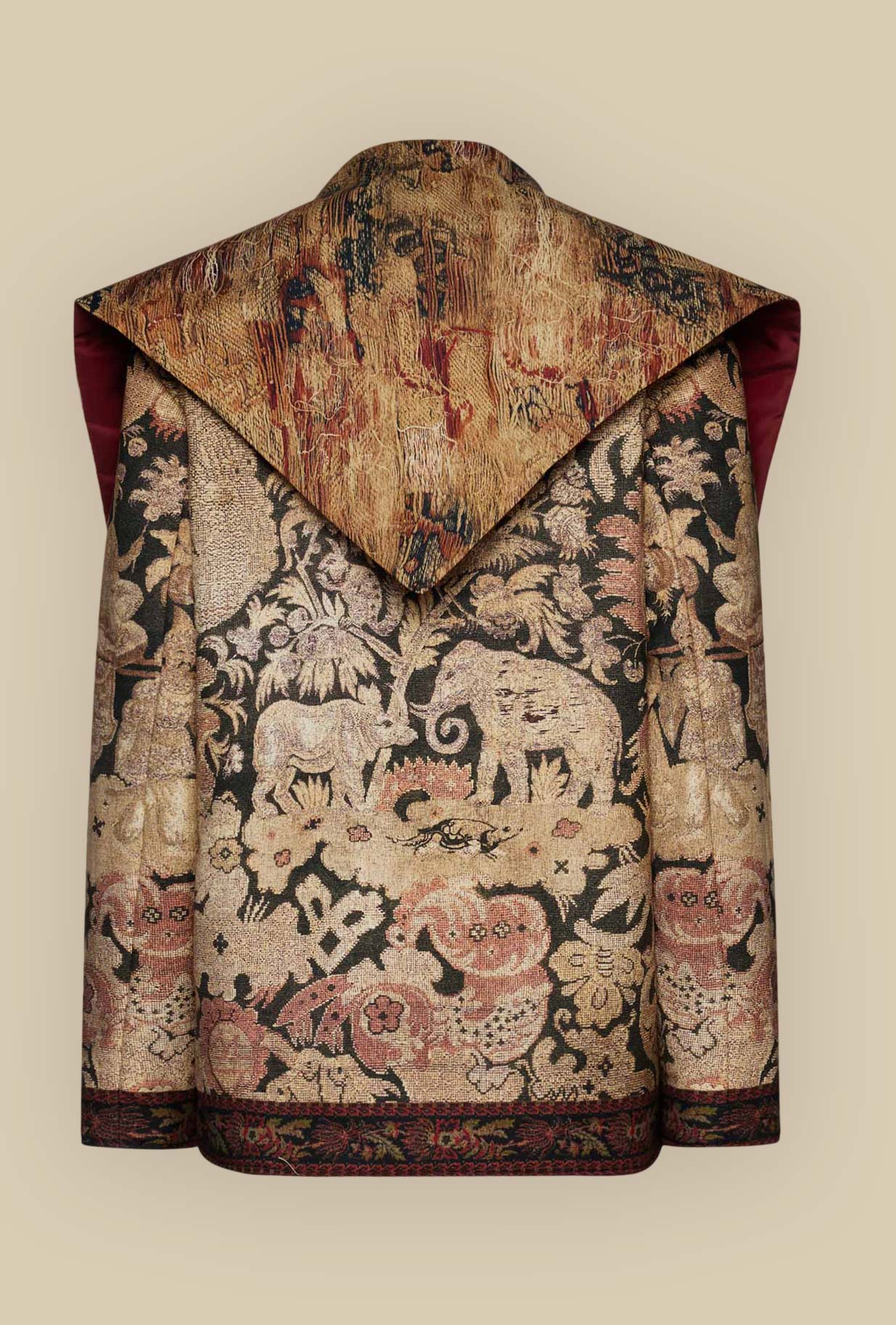 Giacca in Lana Oriental Kalamkari firmata Pierre Louis Mascia da Uomo