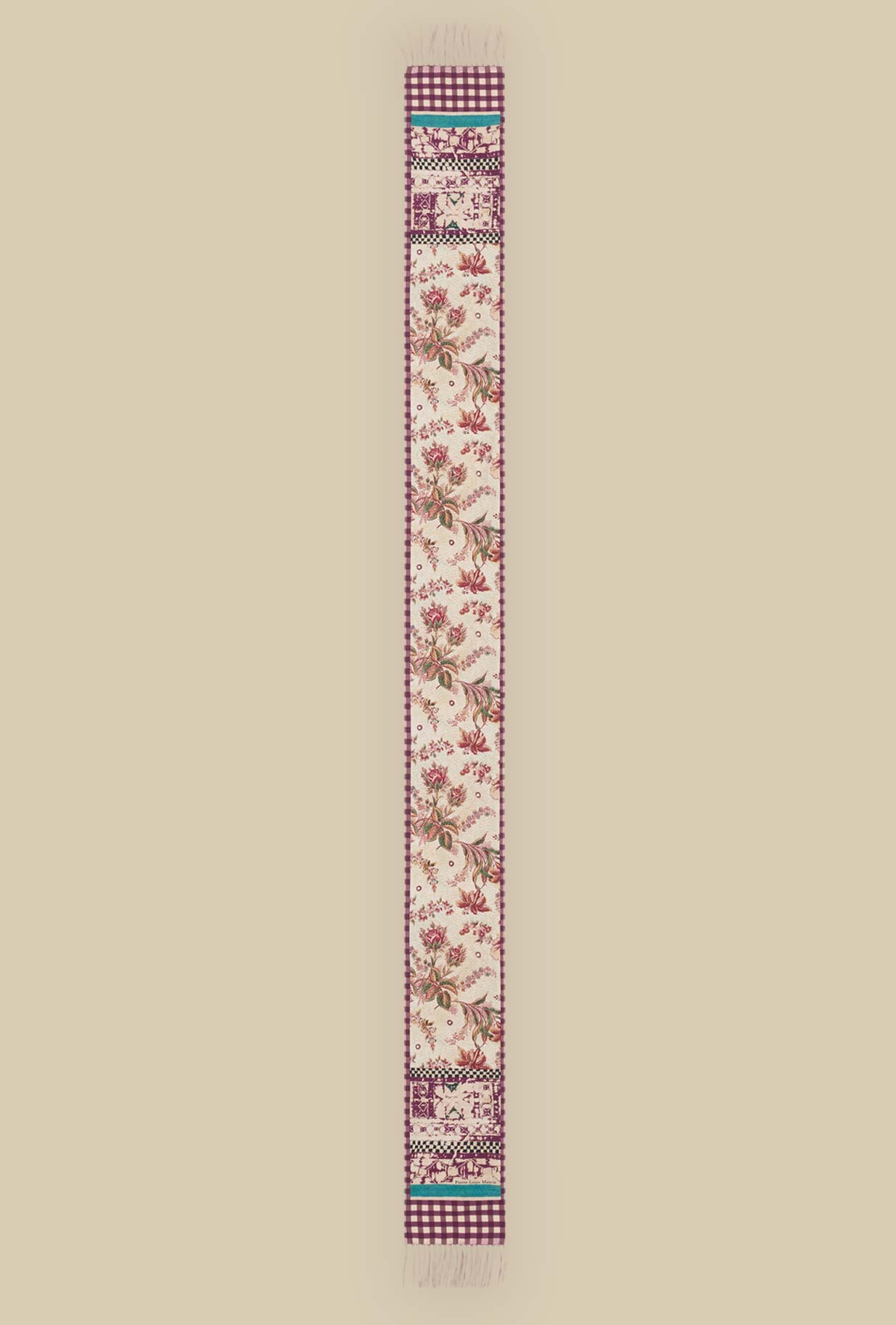 Sciarpa in seta Brocade Batik firmata Pierre Louis Mascia