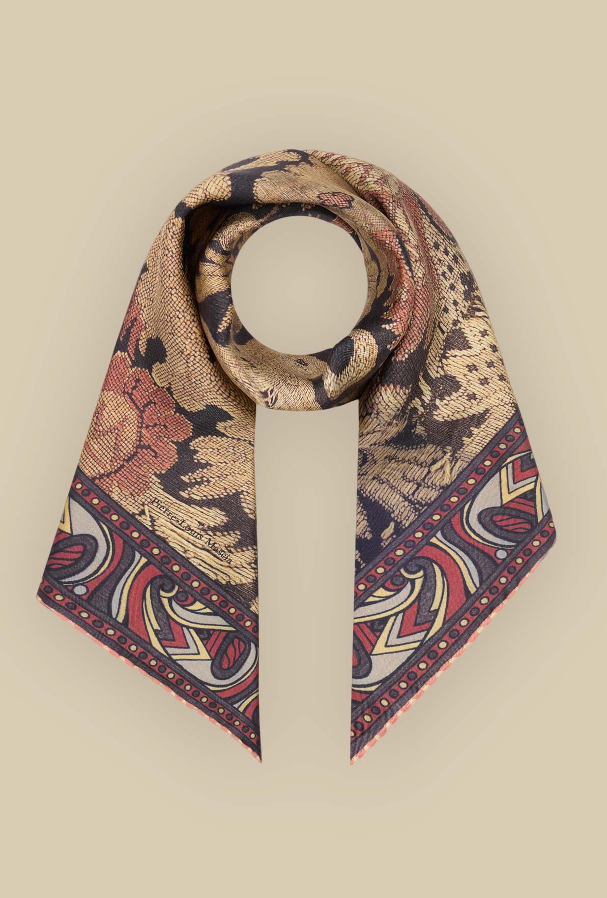 Carrè in Seta Orietal Kalamkari
