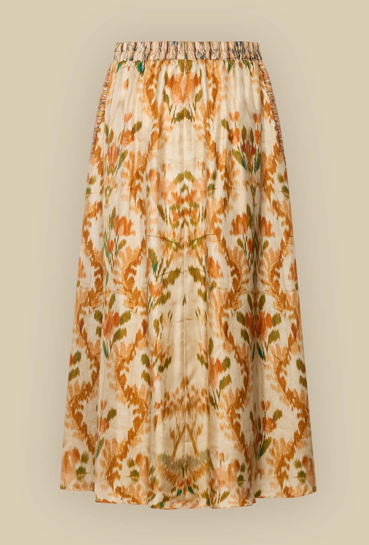 Gonna in Seta Floreal Chintz Heaven di Pierre Louis Mascia da Donna