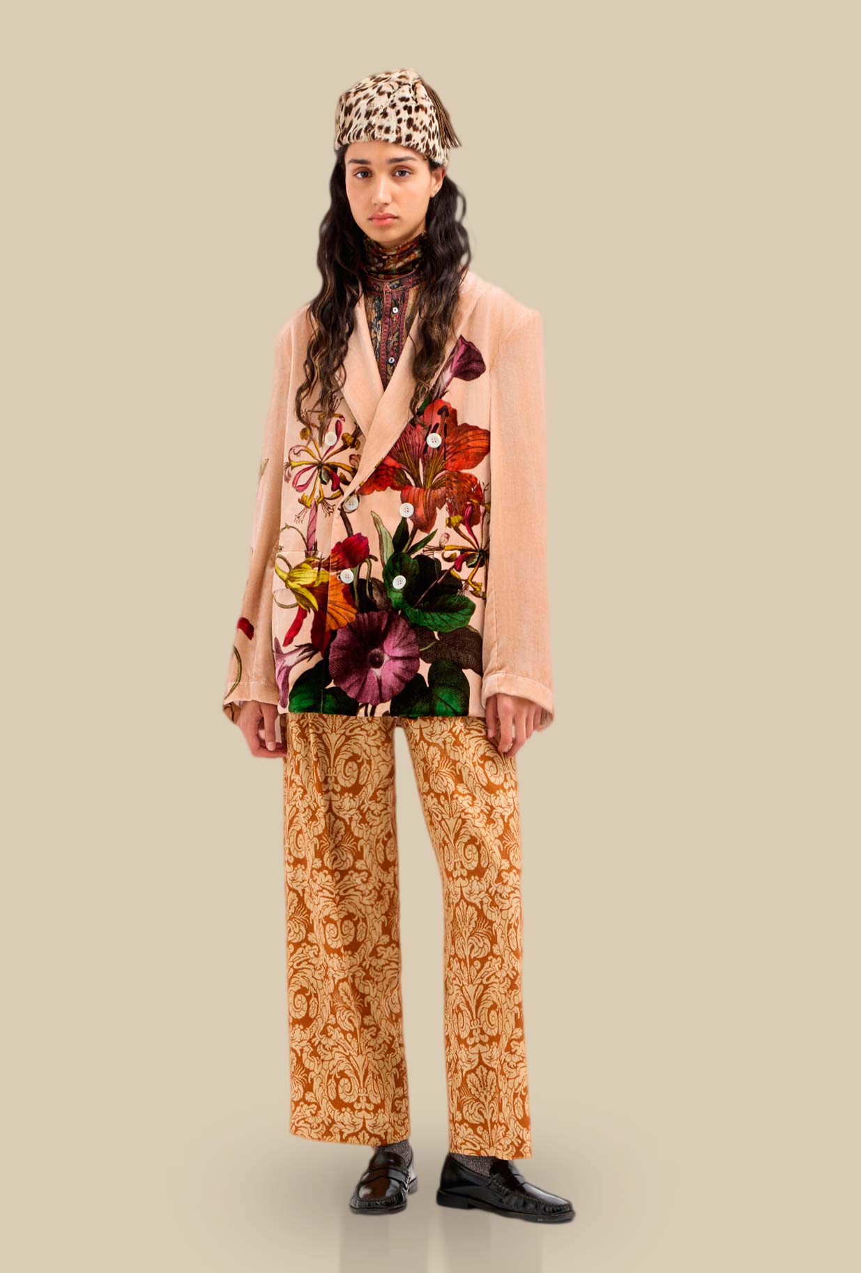 Pantalone in Lana Baroque Mirage firmato Pierre Louis Mascia da Donna