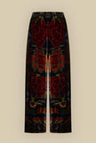 Pantalone Palazzo Velvet Persian Dream di Pierre Louis Mascia da Donna