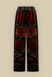 Pantalone Palazzo Velvet Persian Dream di Pierre Louis Mascia da Donna