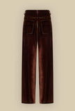 Pantalone Velvet Tobacco firmato Pierre Louis Mascia da Donna