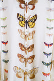 Camicia over in seta gots di pierre louis mascia per la stagione ss24 stampa little butterflies