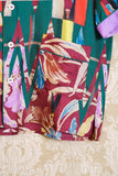 Camicia bowling in seta di pierre louis mascia per la stagione ss24 stampa floral abstract