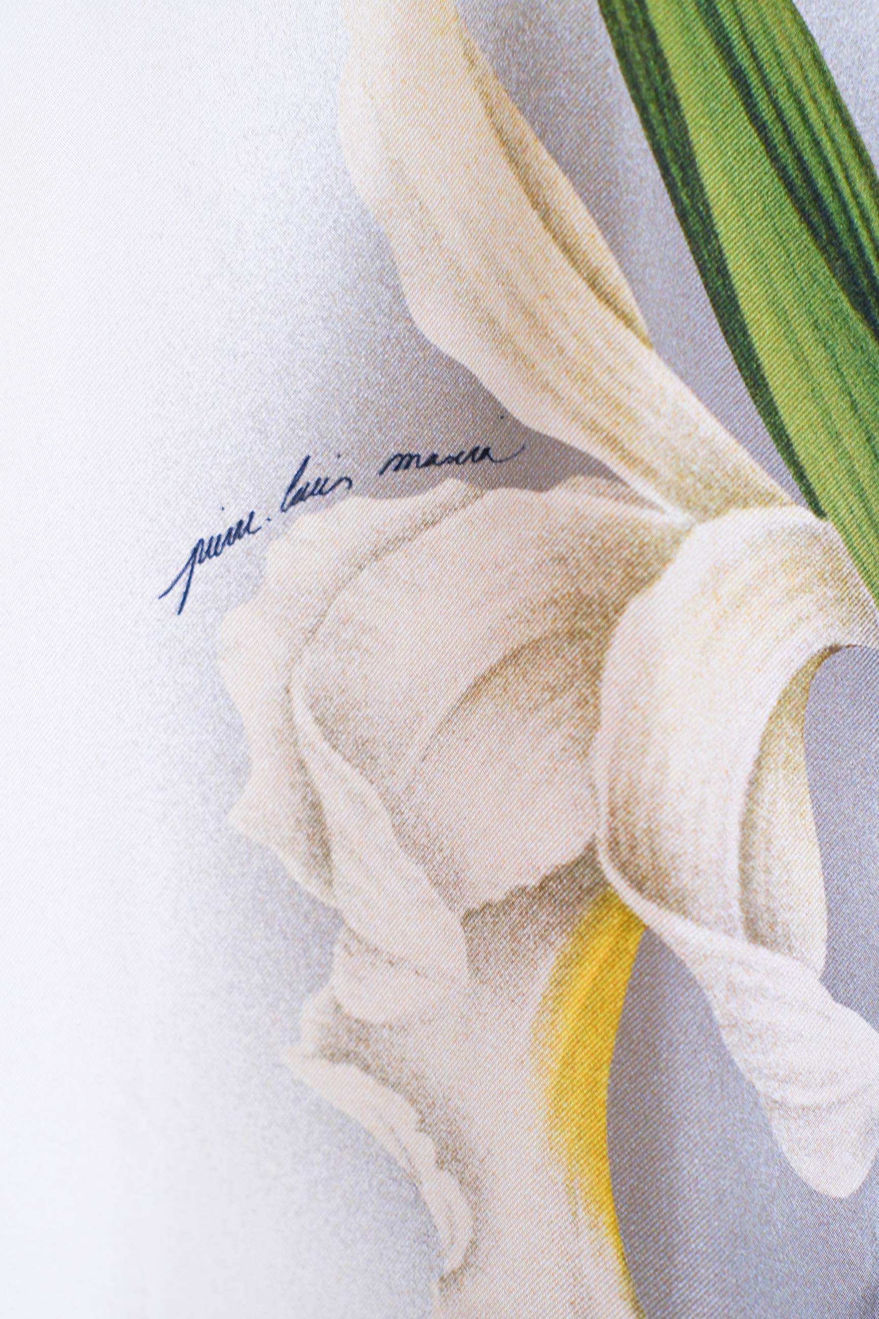 Camicia in seta organica gots di pierre louis mascia stampa iris florentina 