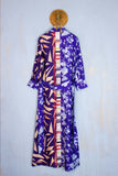 Pierre Louis Mascia Donna Abito Chemisier Seta Royal Flower