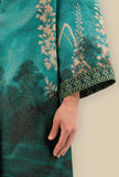 kimono di pierre louis mascia shiny nell'esclusiva stampa tropical orchid bloom