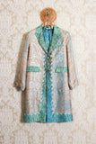 Spolverino in Seta Brocade Malachite