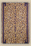 Stola in seta sfrangionata di pierre louis mascia 135x195 cm stampa tribal romance
