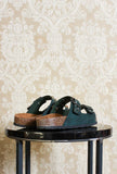 Sandalo modello birkenstock da uomo di post & Co anacapri agave studs