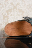 Sandalo modello birkenstock da uomo di post & Co anacapri agave studs