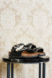 Sandalo Uomo modello birkenstock taormina black studs pelle di post & co