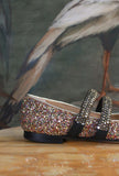 Ballerine So-Precious di Prosperine glitter  Multigold da Donna