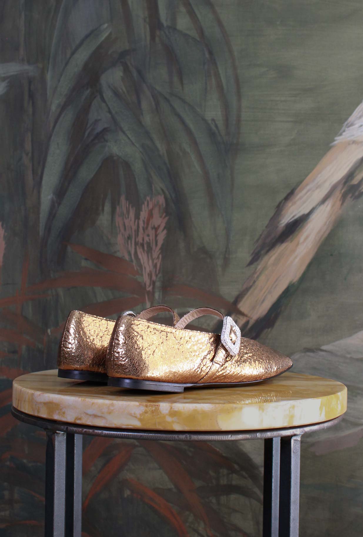 Ballerina So Chic Shiny Bronce di Prosperine di colore Choko Bronzo da donna