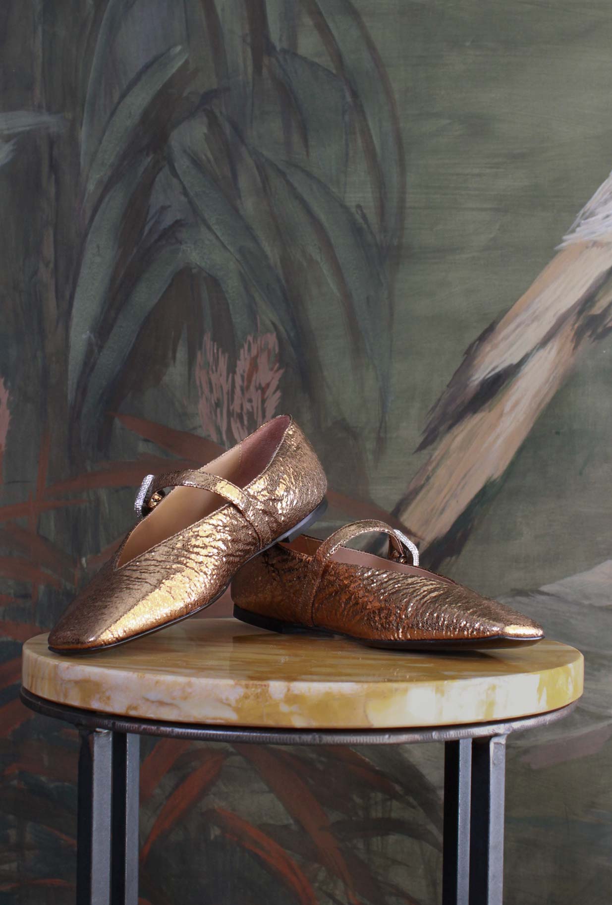 Ballerina So Chic Shiny Bronce di Prosperine di colore Choko Bronzo da donna