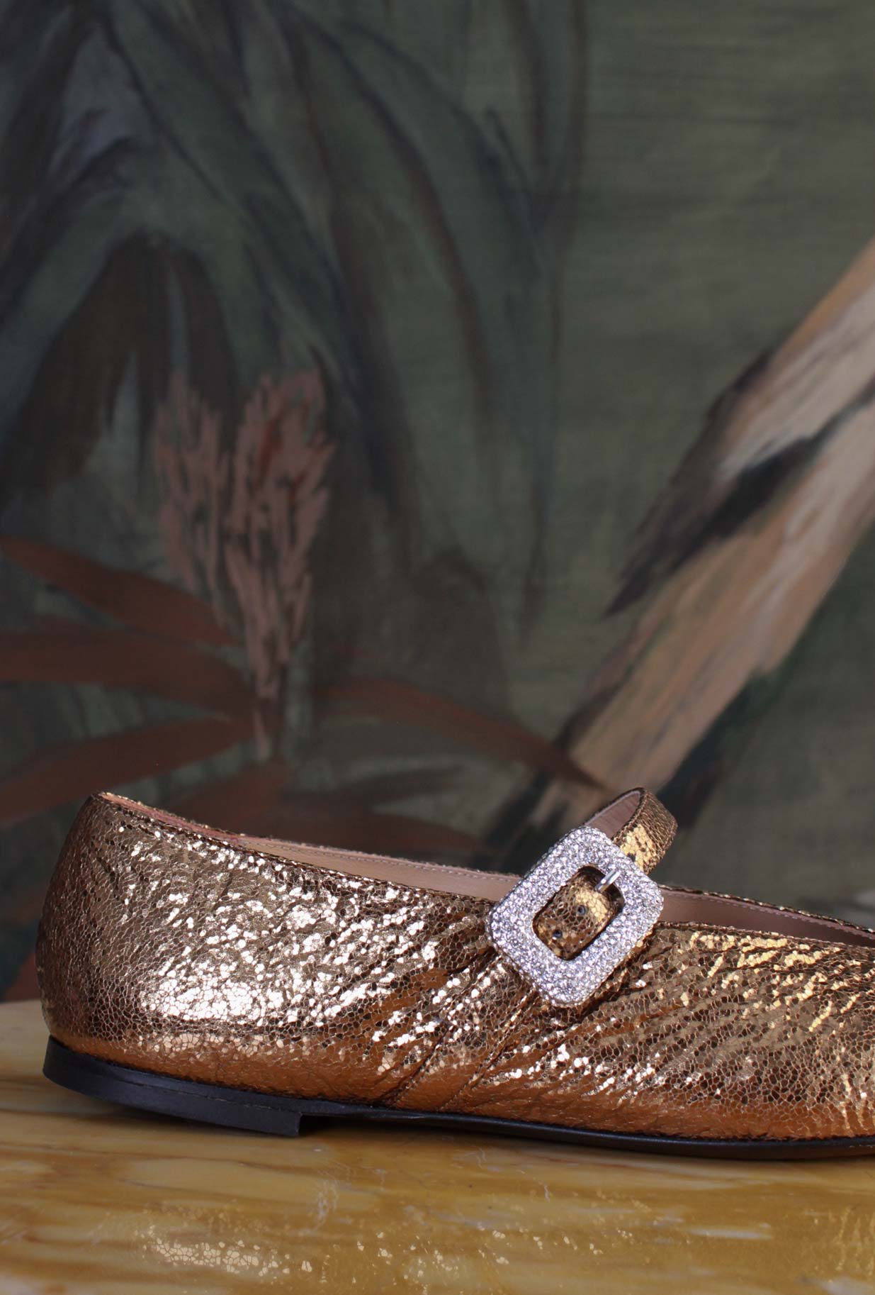 Ballerina So Chic Shiny Bronce di Prosperine di colore Choko Bronzo da donna