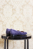 Ballerina con glitter color lilla della maison Prosperine made in italy
