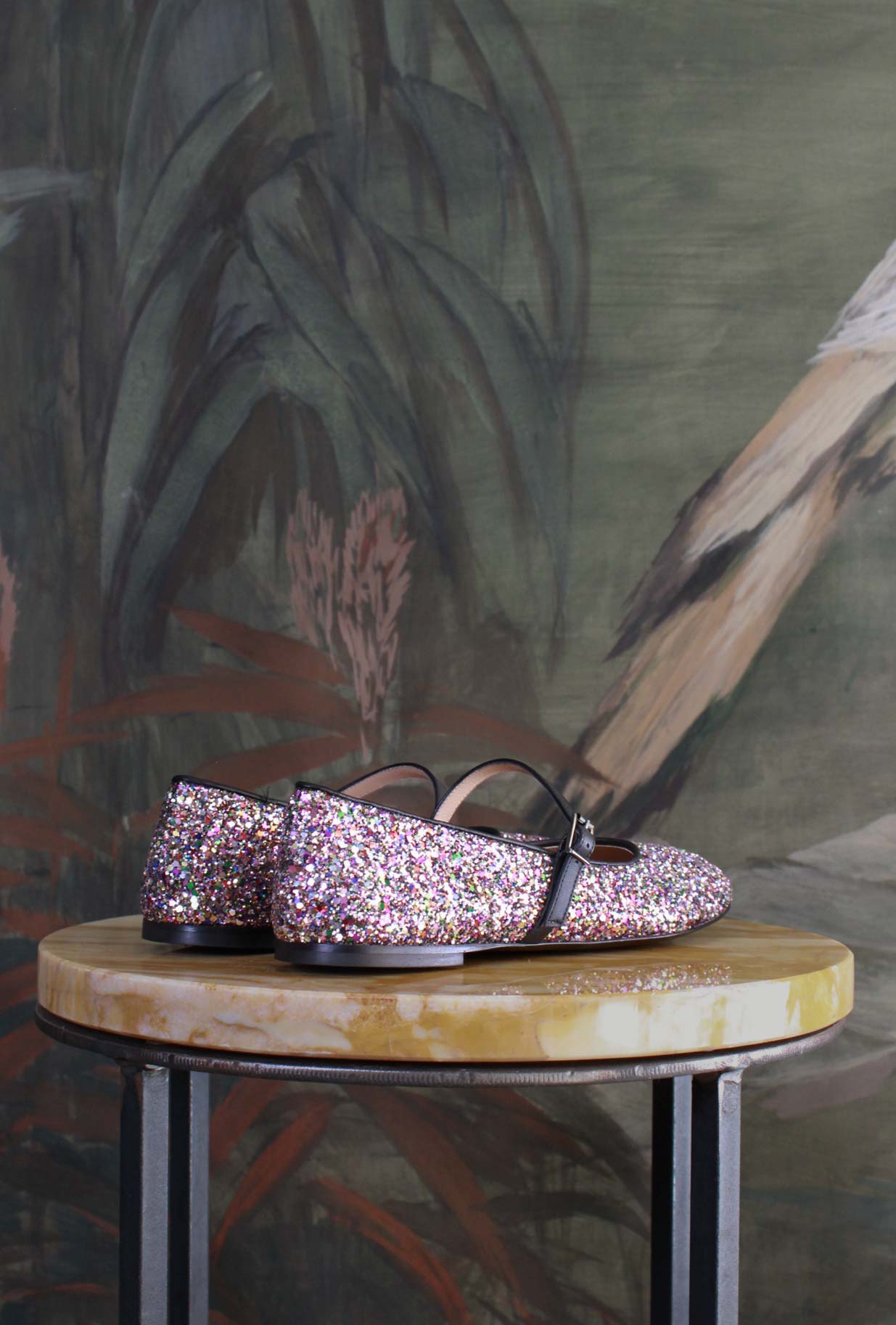 Ballerine Glitter Multicolor Prosperine di colore Rainbow arcobaleno Bronzo