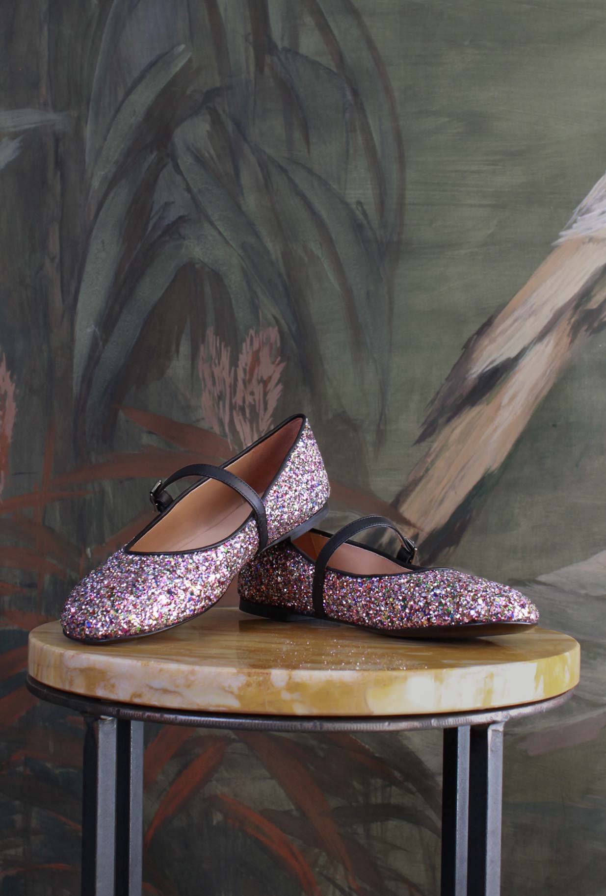 Ballerine Glitter Multicolor Prosperine di colore Rainbow arcobaleno Bronzo