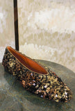 Ballerine Manhattan di Prosperine paillettes tonalità Autumn Bronze da Donna