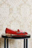 Mocassino My-Dream 015 Stardust Red-Flowers