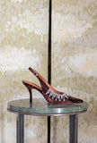 Slingback Noblesse firmate Prosperine nella profonda nuance Choco da Donna