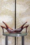 Slingback Noblesse firmate Prosperine nella profonda nuance Choco da Donna