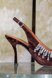 Slingback Noblesse firmate Prosperine nella profonda nuance Choco da Donna