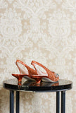 Slingback gioiello di Prosperine con glitter color tangerine ss24 donna